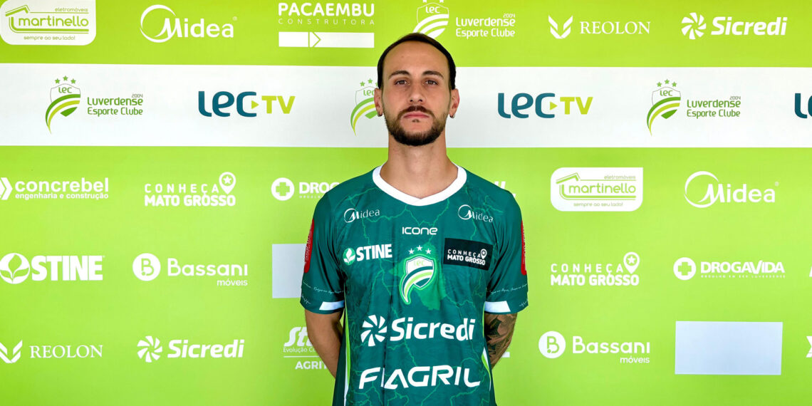 Luverdense Esporte Clube anuncia a contratação do meia ofensivo Felipe Dini