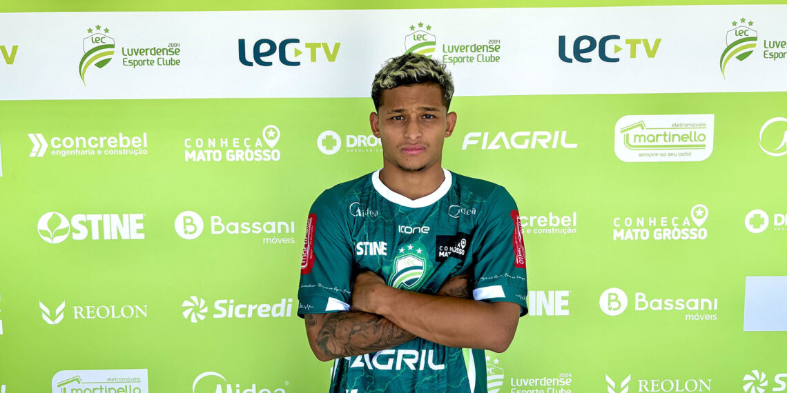 Reforço promissor: Luverdense anuncia a chegada do meia canhoto Felipinho