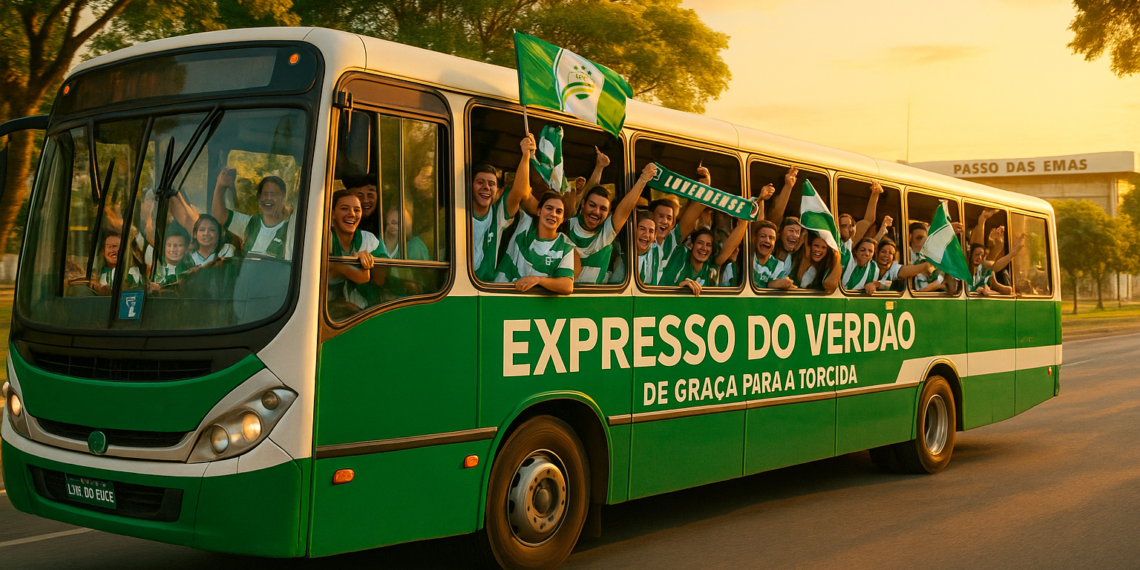 Luverdense lança “Expresso do Verdão”: ônibus gratuito para torcedores